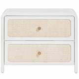 Starling Rattan 2 Drawer Nightstand