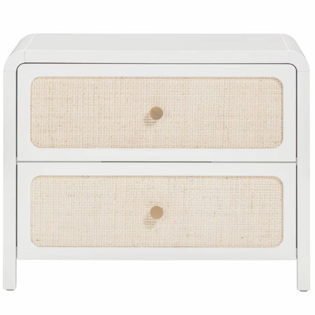 Starling Rattan 2 Drawer Nightstand