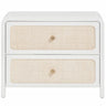 Starling Rattan 2 Drawer Nightstand