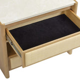 Sage Natural Oak 2-Drawer Nightstand