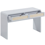 Starling Rattan Console Desk