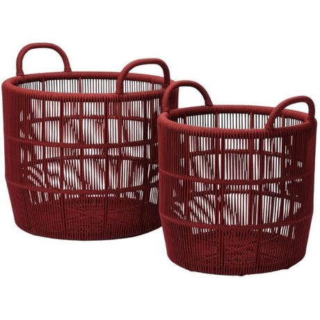 Alcoy Basket Set Outdoor Decorative Decor OBJALCOYBSKRDXLMRS2
