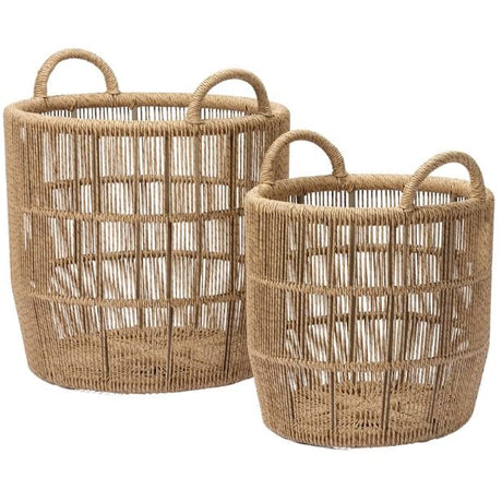Alcoy Basket Set Outdoor Decorative Decor OBJALCOYBSKRDSMNTS2