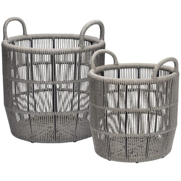 Alcoy Basket Set Outdoor Decorative Decor OBJALCOYBSKRDSMGYS2