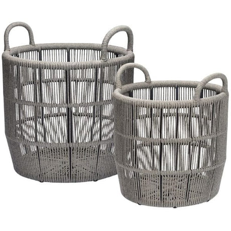 Alcoy Basket Set Outdoor Decorative Decor OBJALCOYBSKRDSMGYS2