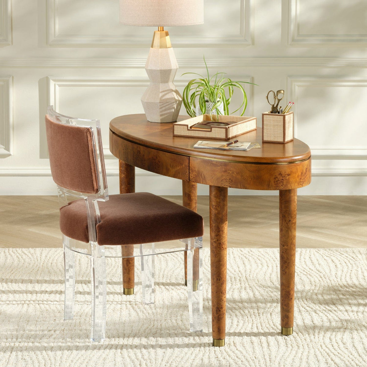 Arista Table Lamp Table + Desk Lamps LGHARISTAWHGL