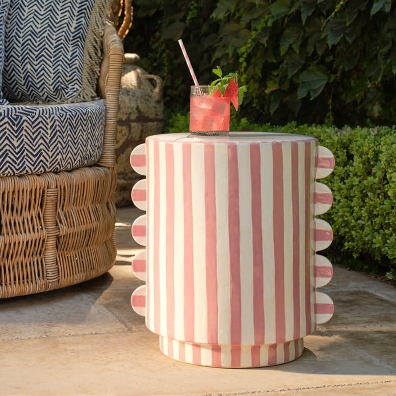 Betsy Stool/Side Table Outdoor Side Tables