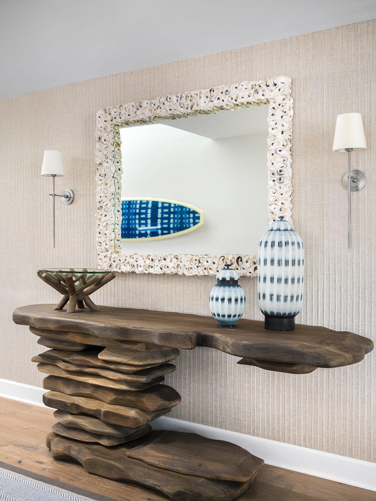 Buford Oyster Mirror Rectangle + Square Mirrors