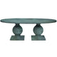 Cyril Indoor/Outdoor Oval Dining Table Outdoor Dining Tables FURCYRIL8442OVVD