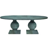 Cyril Indoor/Outdoor Oval Dining Table Outdoor Dining Tables FURCYRIL8442OVVD