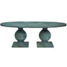 Cyril Indoor/Outdoor Oval Dining Table Outdoor Dining Tables FURCYRIL8442OVVD