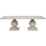 Cyril Indoor/Outdoor Rectangular Dining Table Outdoor Dining Tables FURCYRIL11042RTFLA