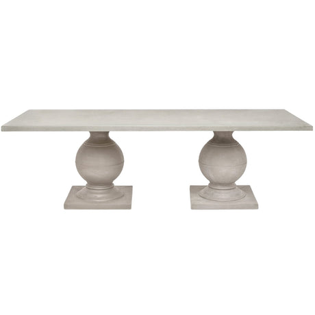 Cyril Indoor/Outdoor Rectangular Dining Table Outdoor Dining Tables FURCYRIL11042RTFLA