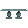Cyril Indoor/Outdoor Rectangular Dining Table Outdoor Dining Tables FURCYRIL7242RTVD