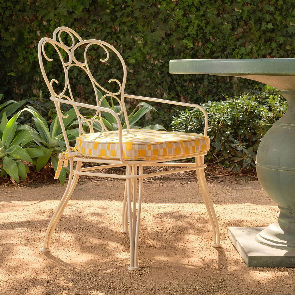 Deloris Indoor/Outdoor Dining Chair Outdoor Dining Chairs + Benches