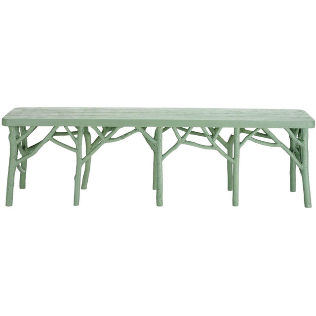 Duke Indoor/Outdoor Bench Outdoor Dining Chairs + Benches FURDUKEBN6418GN