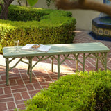 Duke Indoor/Outdoor Bench Outdoor Dining Chairs + Benches