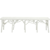 Duke Indoor/Outdoor Bench Outdoor Dining Chairs + Benches FURDUKEBN6418OW