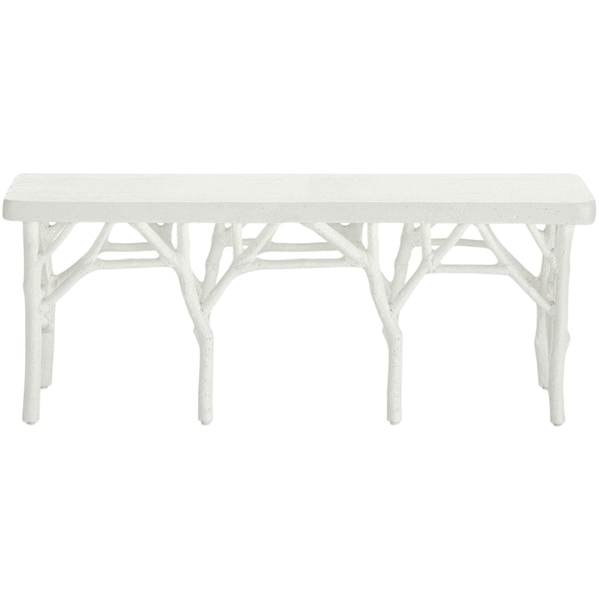 Duke Indoor/Outdoor Bench Outdoor Dining Chairs + Benches FURDUKEBN4818OW