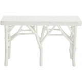 Duke Indoor/Outdoor Bench Outdoor Dining Chairs + Benches FURDUKEBN3218OW
