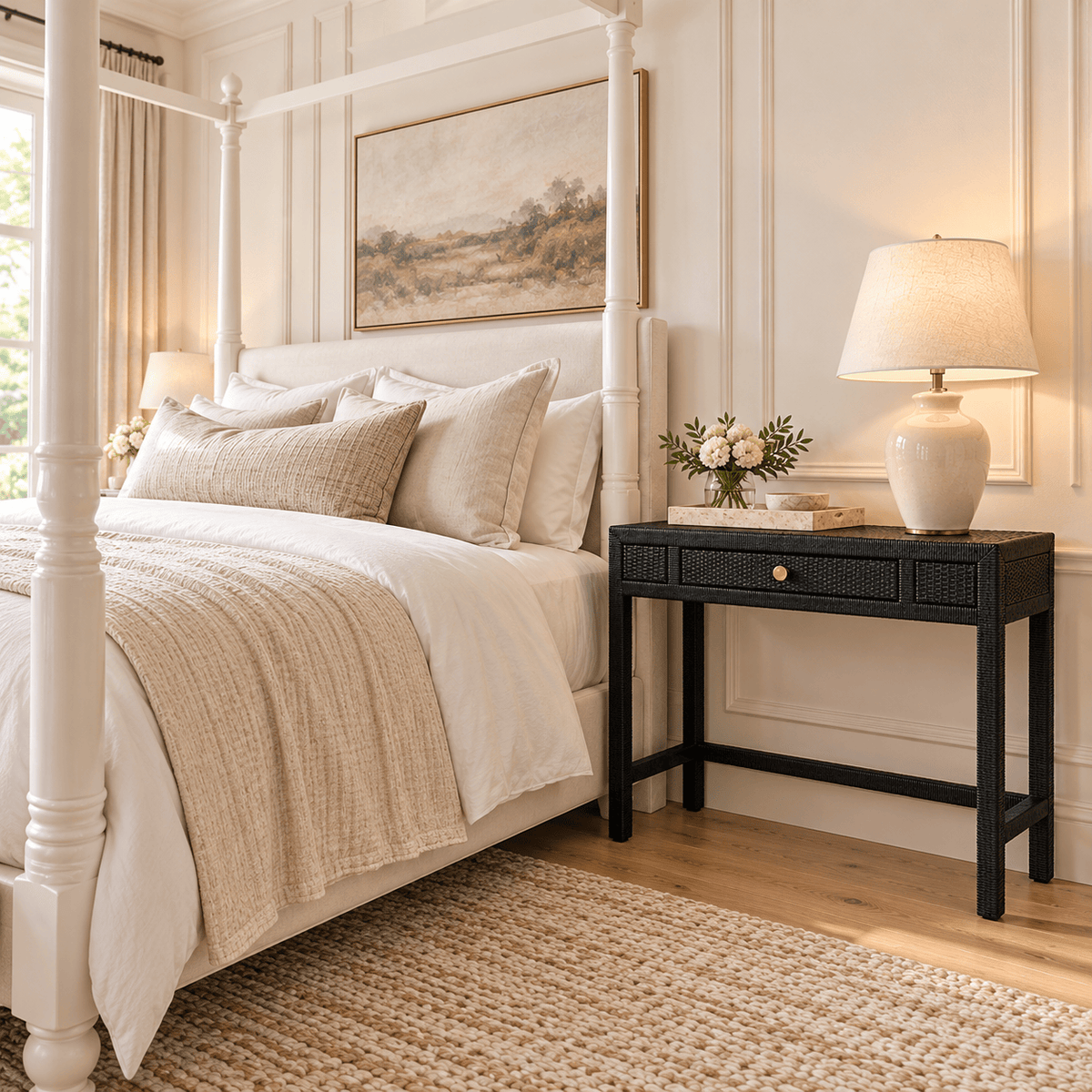 Isla Tall Bedside Table Nightstands + Bedside Tables