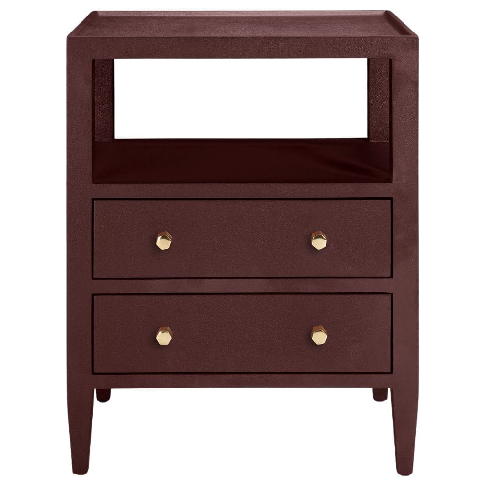 Jarin 2-Drawer Nightstand Nightstands + Bedside Tables FURJARINNG24LNOXB