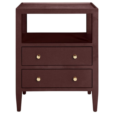 Jarin 2-Drawer Nightstand Nightstands + Bedside Tables FURJARINNG24LNOXB