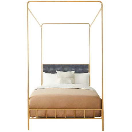 Laken Canopy Bed Beds + Headboards FURLAKENBDQNGLFS-GY