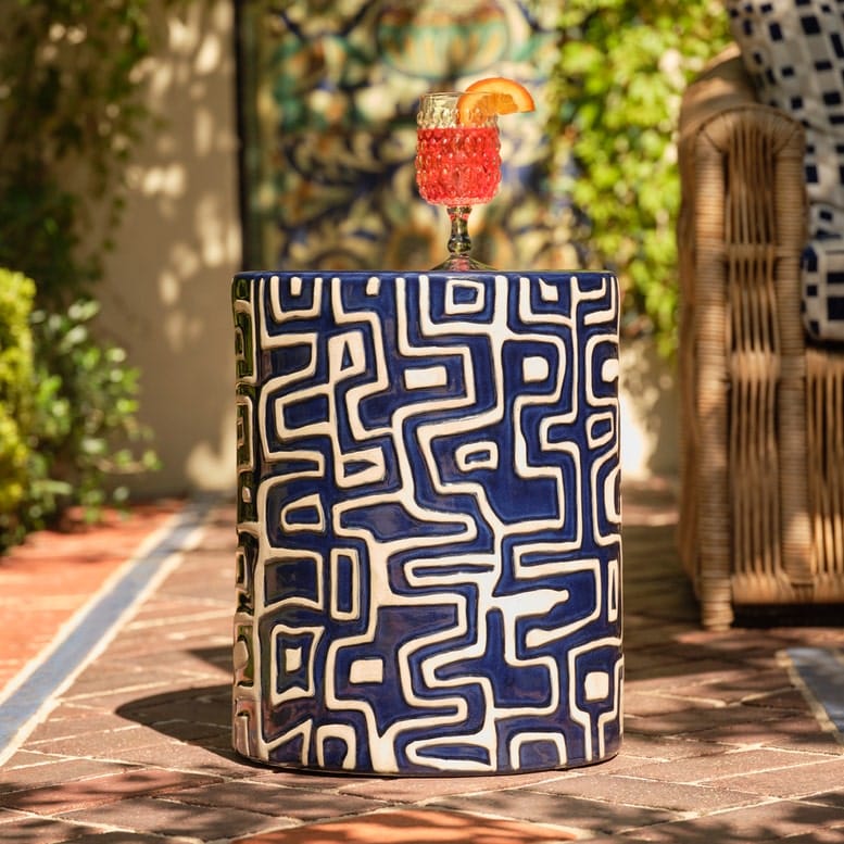 Loman Stool/Side Table Outdoor Side Tables