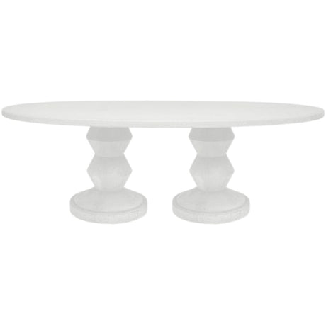 Montgomery Oval Outdoor Dining Table Outdoor Dining Tables FURMONTG9644OVWHP