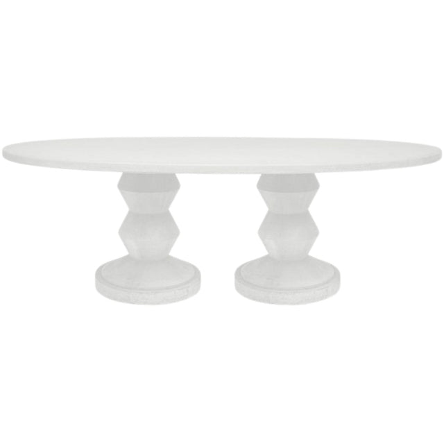 Montgomery Oval Outdoor Dining Table Outdoor Dining Tables FURMONTG9644OVWHP