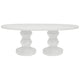 Montgomery Oval Outdoor Dining Table Outdoor Dining Tables FURMONTG8442OVWHP