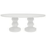 Montgomery Oval Outdoor Dining Table Outdoor Dining Tables FURMONTG8442OVWHP