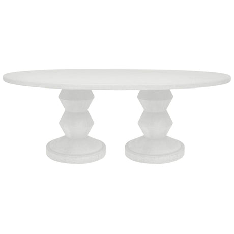 Montgomery Oval Outdoor Dining Table Outdoor Dining Tables FURMONTG8442OVWHP