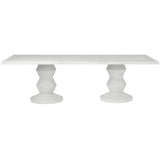 Montgomery Rectangular Outdoor Dining Table Outdoor Dining Tables FURMONTG11042RTWHP