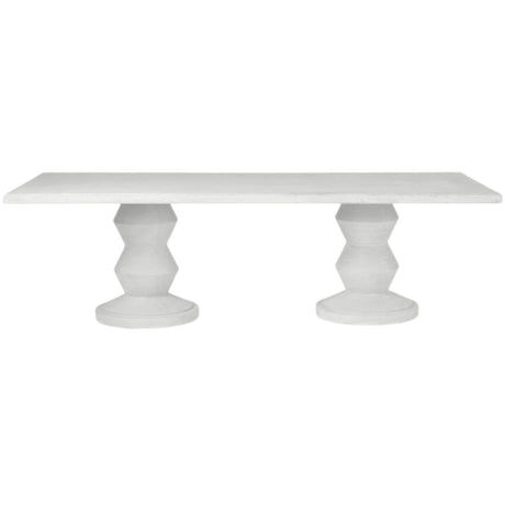 Montgomery Rectangular Outdoor Dining Table Outdoor Dining Tables FURMONTG11042RTWHP
