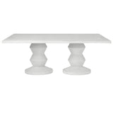 Montgomery Rectangular Outdoor Dining Table Outdoor Dining Tables FURMONTG7242RTWHP