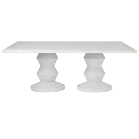 Montgomery Rectangular Outdoor Dining Table Outdoor Dining Tables FURMONTG7242RTWHP