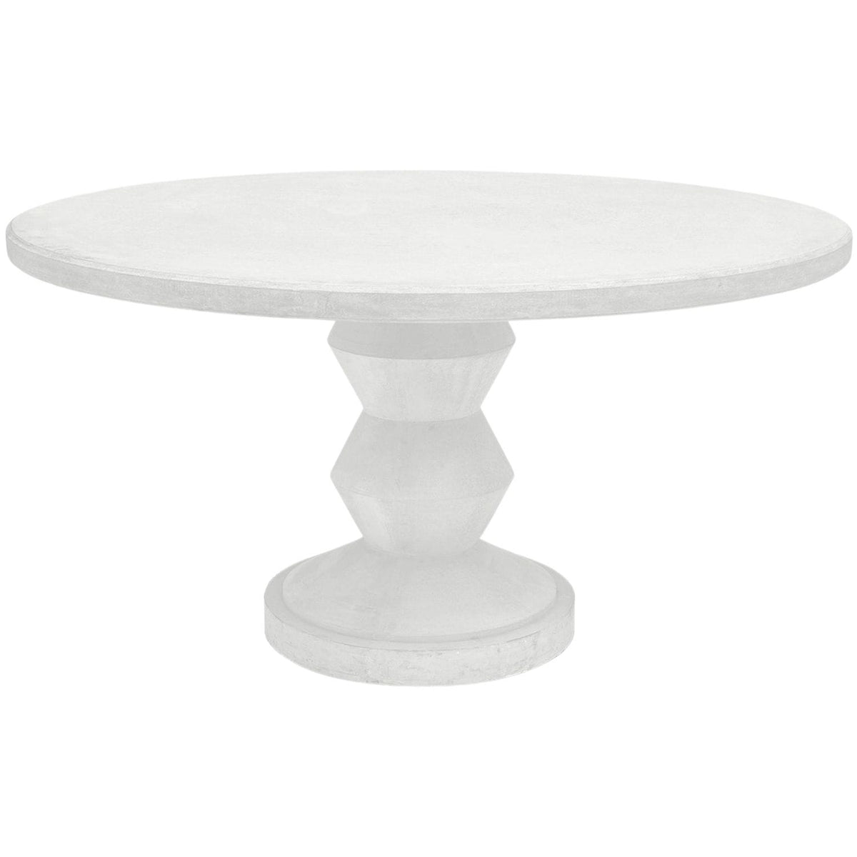 Montgomery Round Outdoor Dining Table Outdoor Dining Tables FURMONTG0060RDWHP
