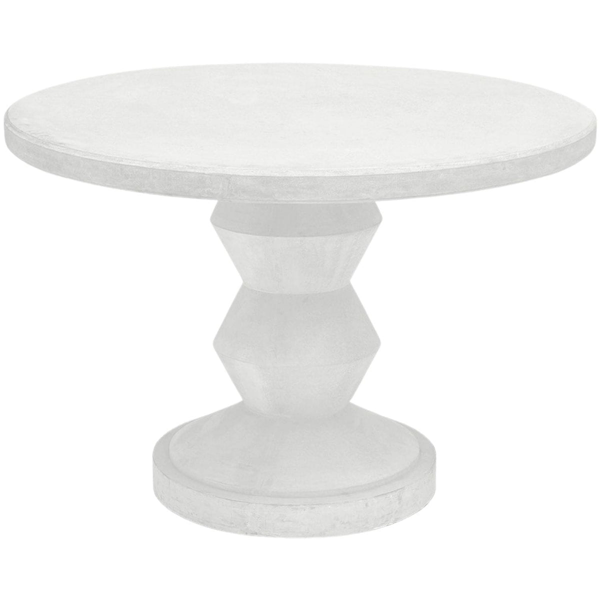 Montgomery Round Outdoor Dining Table Outdoor Dining Tables FURMONTG0048RDWHP