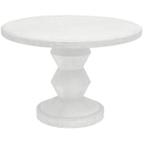 Montgomery Round Outdoor Dining Table Outdoor Dining Tables FURMONTG0048RDWHP