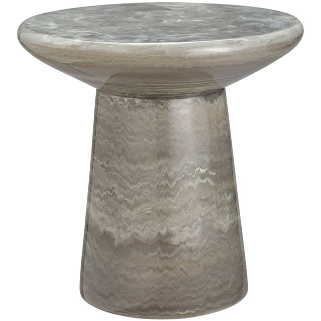 Omer Indoor/Outdoor Side Table Outdoor Side Tables FUROMERSTB22GY