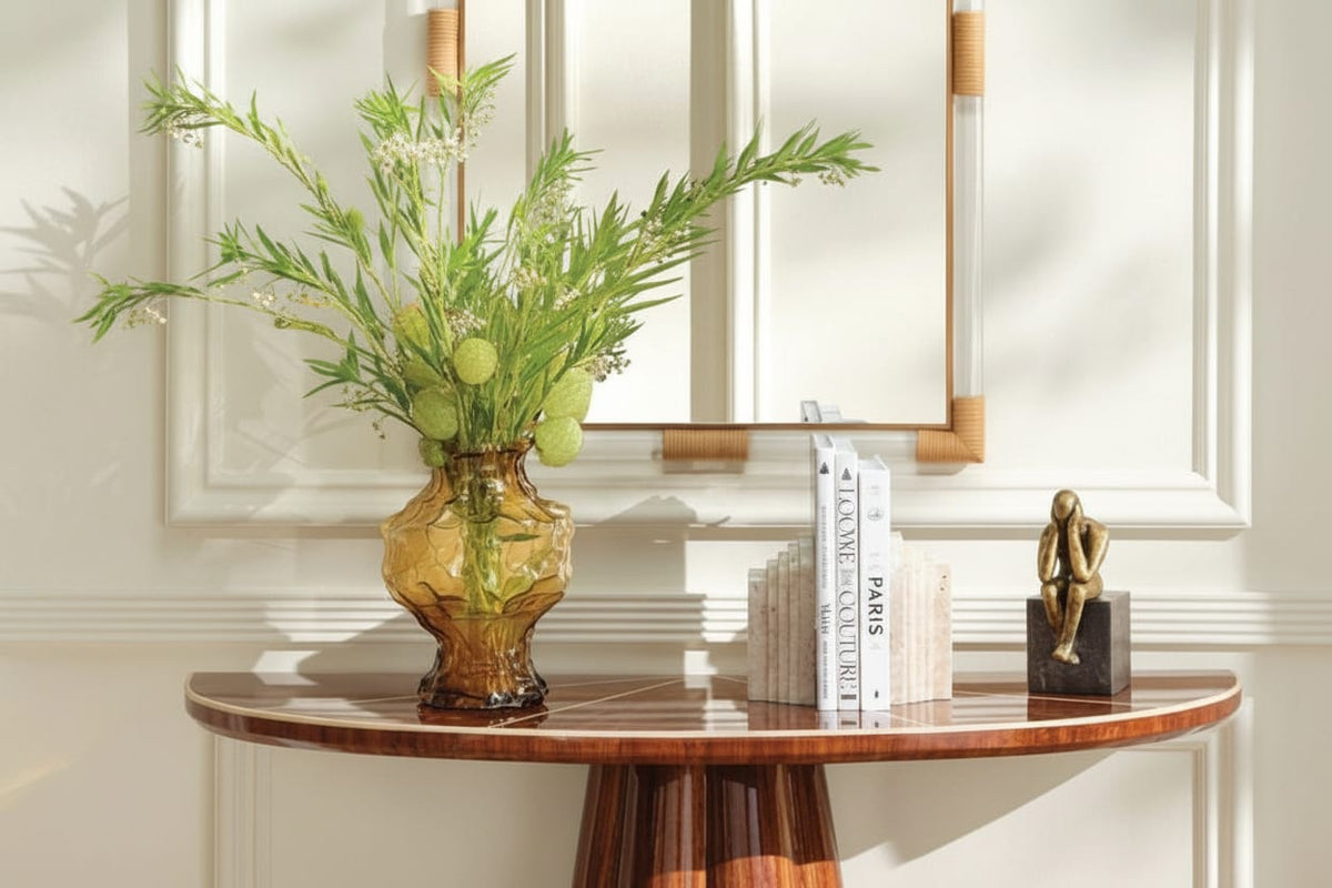 Oriana Acrylic + Rattan Mirror Rectangle + Square Mirrors