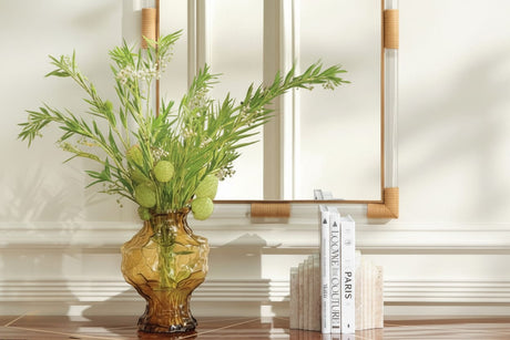 Oriana Acrylic + Rattan Mirror Rectangle + Square Mirrors