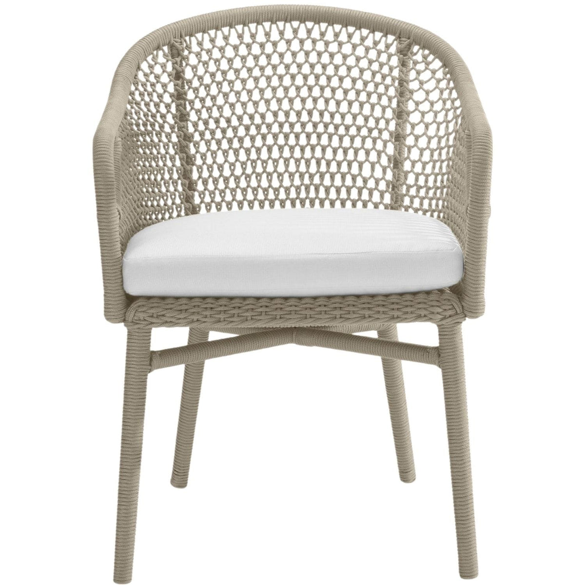 Valley Indoor/Outdoor Dining Chair Outdoor Dining Chairs + Benches FURVALLDNSDAL-WH