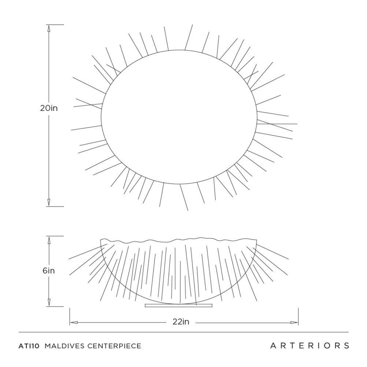 Maldives Centerpiece