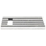 Marceau Black/White Striped Serving Board