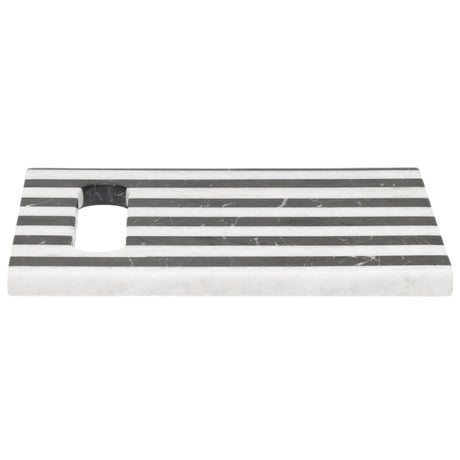 Marceau Black/White Striped Serving Board