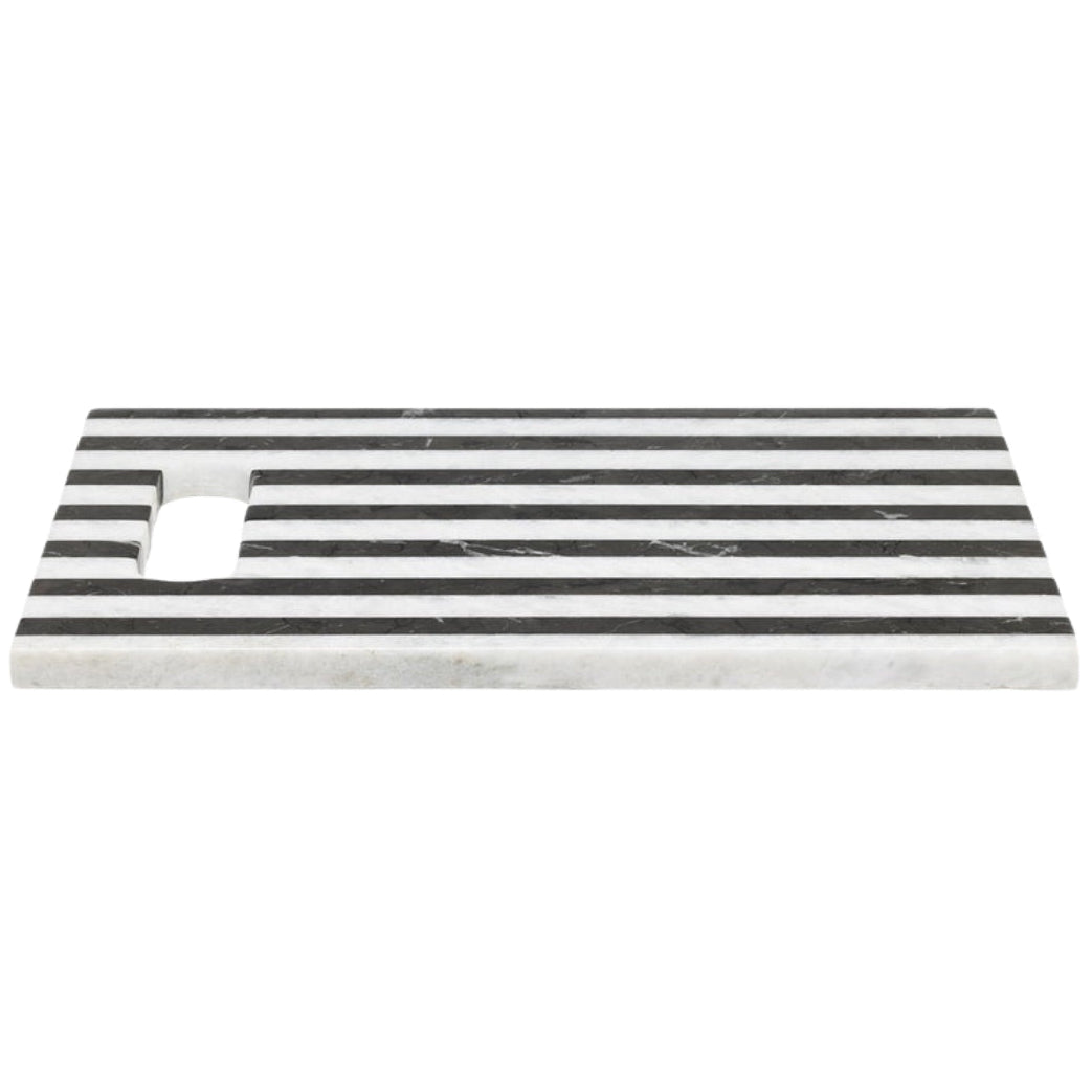 Marceau Black/White Striped Serving Board