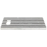 Marceau Black/White Striped Serving Board